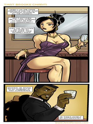 Interracial Adult Comics Porn - That Brooks Charm- John Persons Interracial Comics